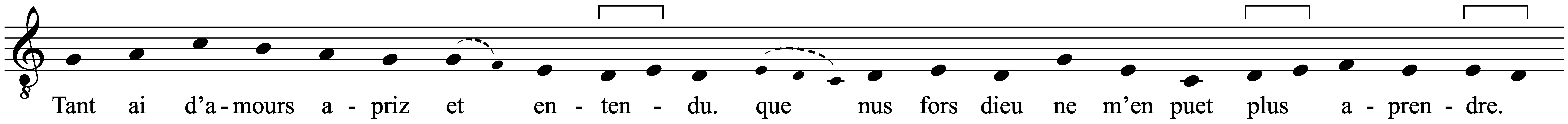 Work musical notation